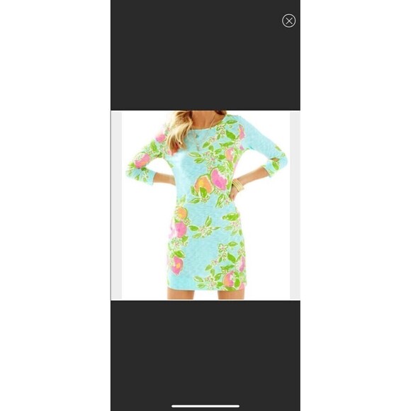 Lilly Pulitzer Blue Lemonade Marlow Size Small - Picture 1 of 6
